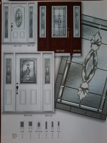 Miller Stained Glass Door Panel Inserts in Ontario, Canada by Modern Window Fashion