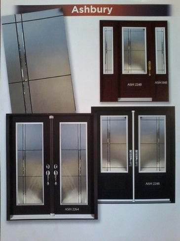 Ashbury Interior Stained Glass Door Inserts in Ontario, Canada by Modern Window Fashion