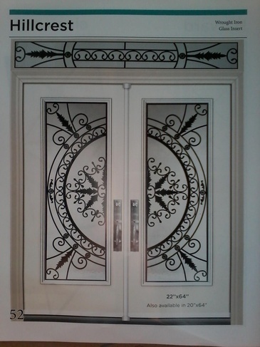 Hillcrest Wrought Iron Door Inserts in Ontario, Canada by Modern Window Fashion