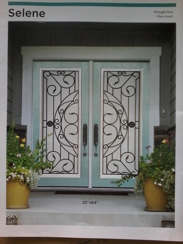 Selene Wrought Iron Door Inserts in Ontario, Canada by Modern Window Fashion