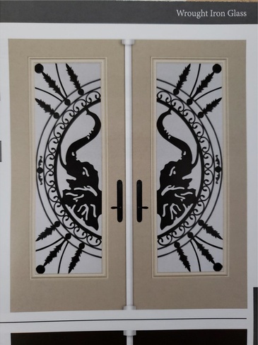 Gatsby Wrought Iron Door Inserts in Ontario, Canada by Modern Window Fashion