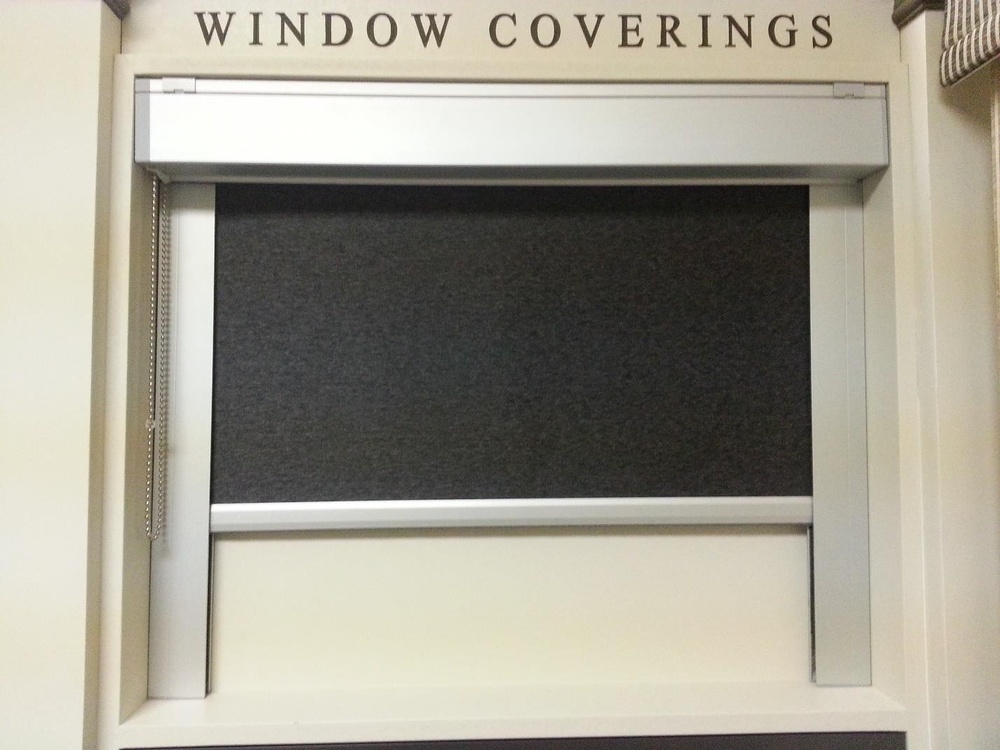 Blackout Roller Shades With Side Channels Ontario, Canada