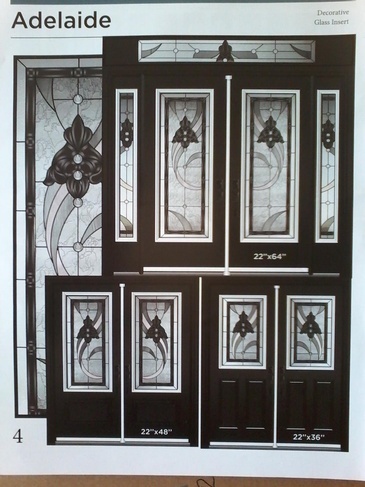 Adelaide Stained Glass Door Inserts in Ontario, Canada by Modern Window Fashion