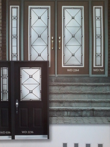 Adelaide Stained Glass Door Panel Inserts in Ontario, Canada by Modern Window Fashion