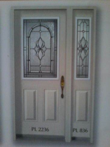 Ashbury Stained Glass Front Door Inserts in Ontario, Canada by Modern Window Fashion