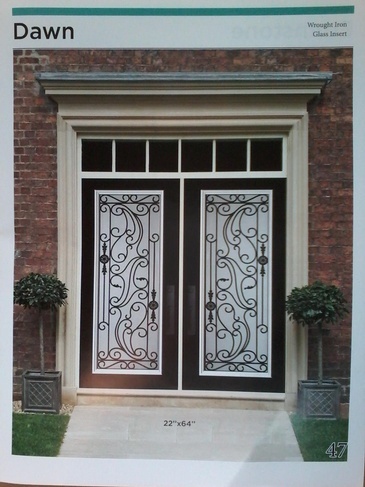 Dawn Wrought Iron Door Inserts in Ontario, Canada by Modern Window Fashion