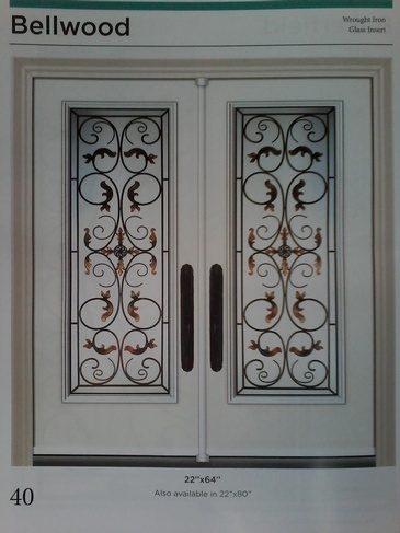 Bellwood Wrought Iron Door Inserts in Ontario, Canada by Modern Window Fashion