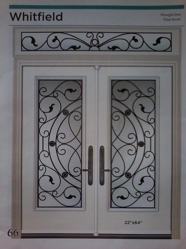 Whitfield Wrought Iron Door Inserts in Ontario, Canada by Modern Window Fashion