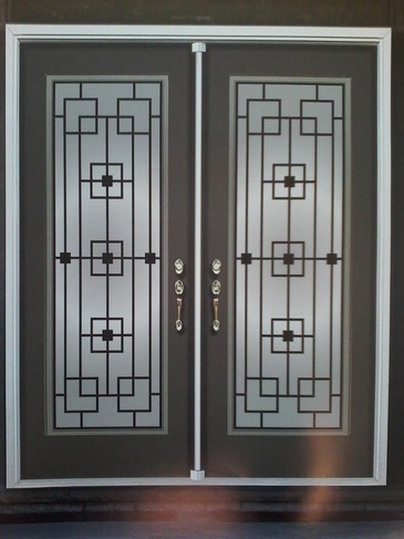 Modern Window Fashion - Spring Wrought Iron Screen Door Inserts in Ontario, Canada