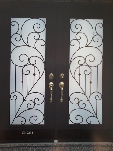 Spring Custom Wrought Iron Screen Door Inserts in Ontario, Canada by Modern Window Fashion