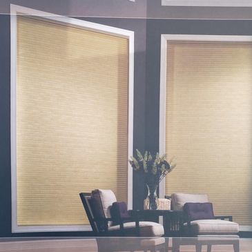 Modern Window Fashion - Honeycomb Living Room Shades in Ontario, Canada