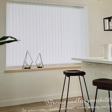  Fabric Vertical Blinds in Ontario, Canada by Modern Window Fashion