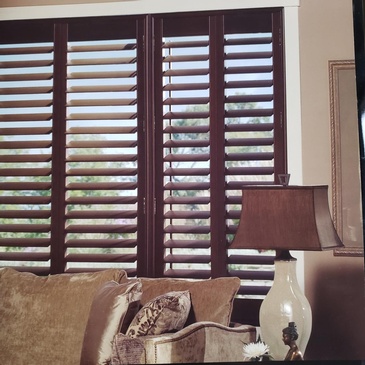 California, Plantation Wood Blinds in Ontario, Canada by Modern Window Fashion