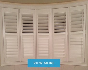 Modern Window Fashion - California and Plantation Wood Shutter Installation in Ontario, Canada