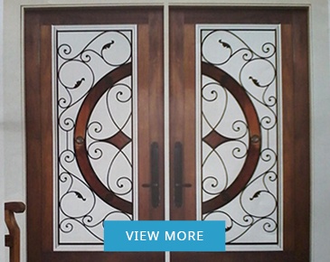 Wrought Iron Door Inserts in Ontario, Canada by Modern Window Fashion