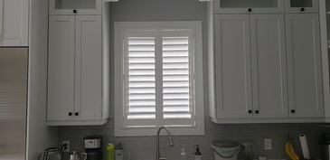 Kitchen California Vinyl Blinds, Shades in Ontario, Canada by Modern Window Fashion