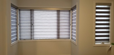 Vision, Blackout Zebra Blinds by Modern Window Fashion - Window Treatments in Ontario, Canada