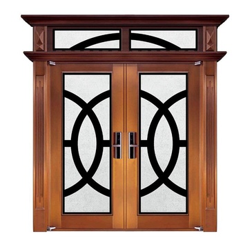 Hillcrest Wrought Iron White Door Inserts in Ontario, Canada by Modern Window Fashion