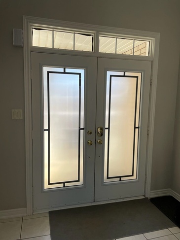 Gatsby Wrought Iron Door Inserts in Ontario, Canada by Modern Window Fashion