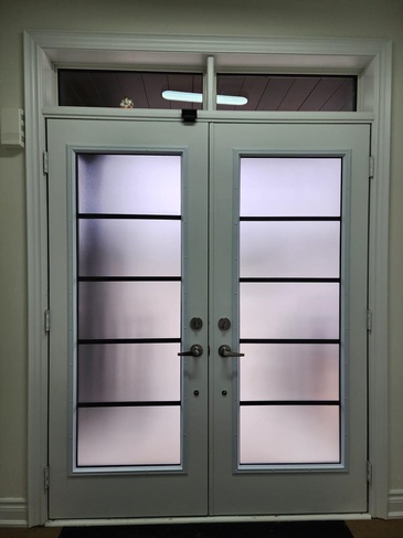 Gatsby Wrought Iron Door Inserts in Ontario, Canada by Modern Window Fashion