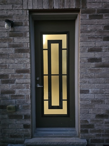 Gatsby Wrought Iron Door Inserts in Ontario, Canada by Modern Window Fashion